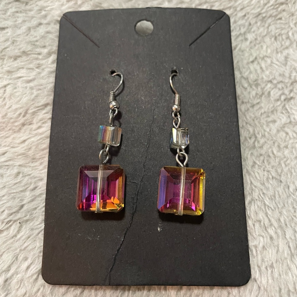 Elegant Multicolor Dangle Earrings